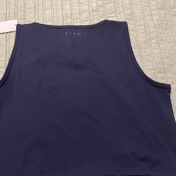 Livi Active Navy Blue Tank Top - Picture 4 of 7